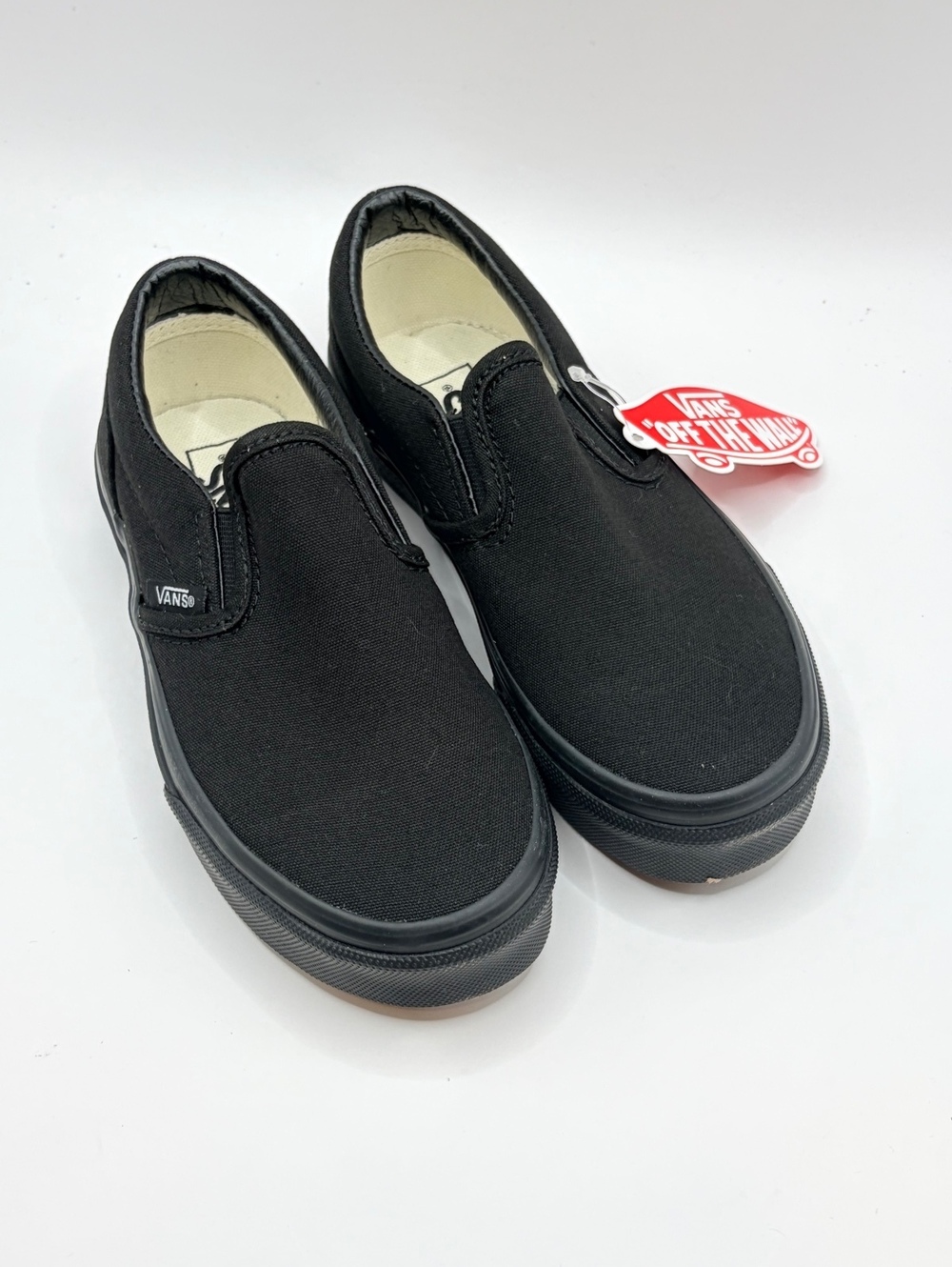 Vans Classic Slip-On Black Kids Shoes 1.0‎ US